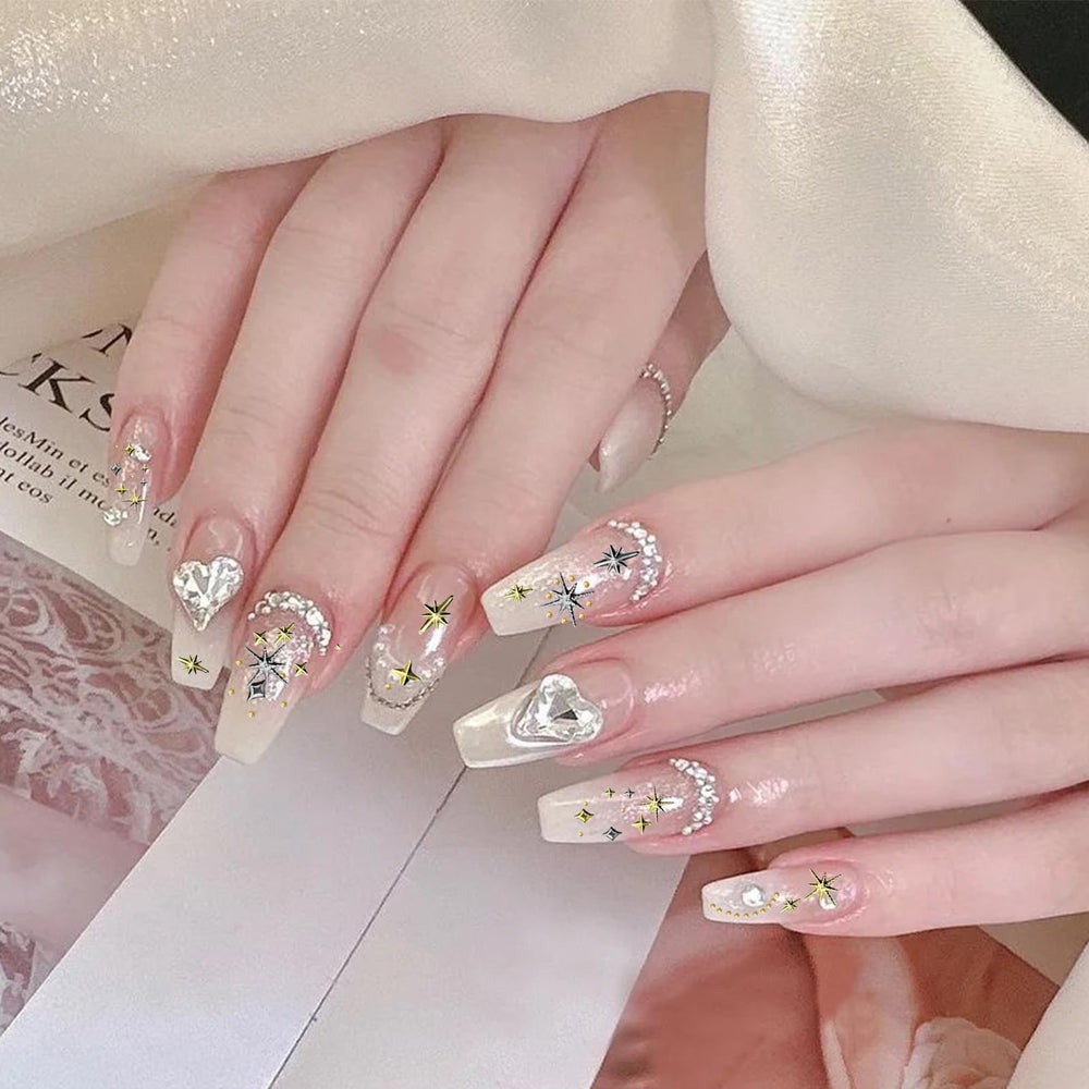 HINGTAI brillos estrella oro: realzan manicura con destellos.