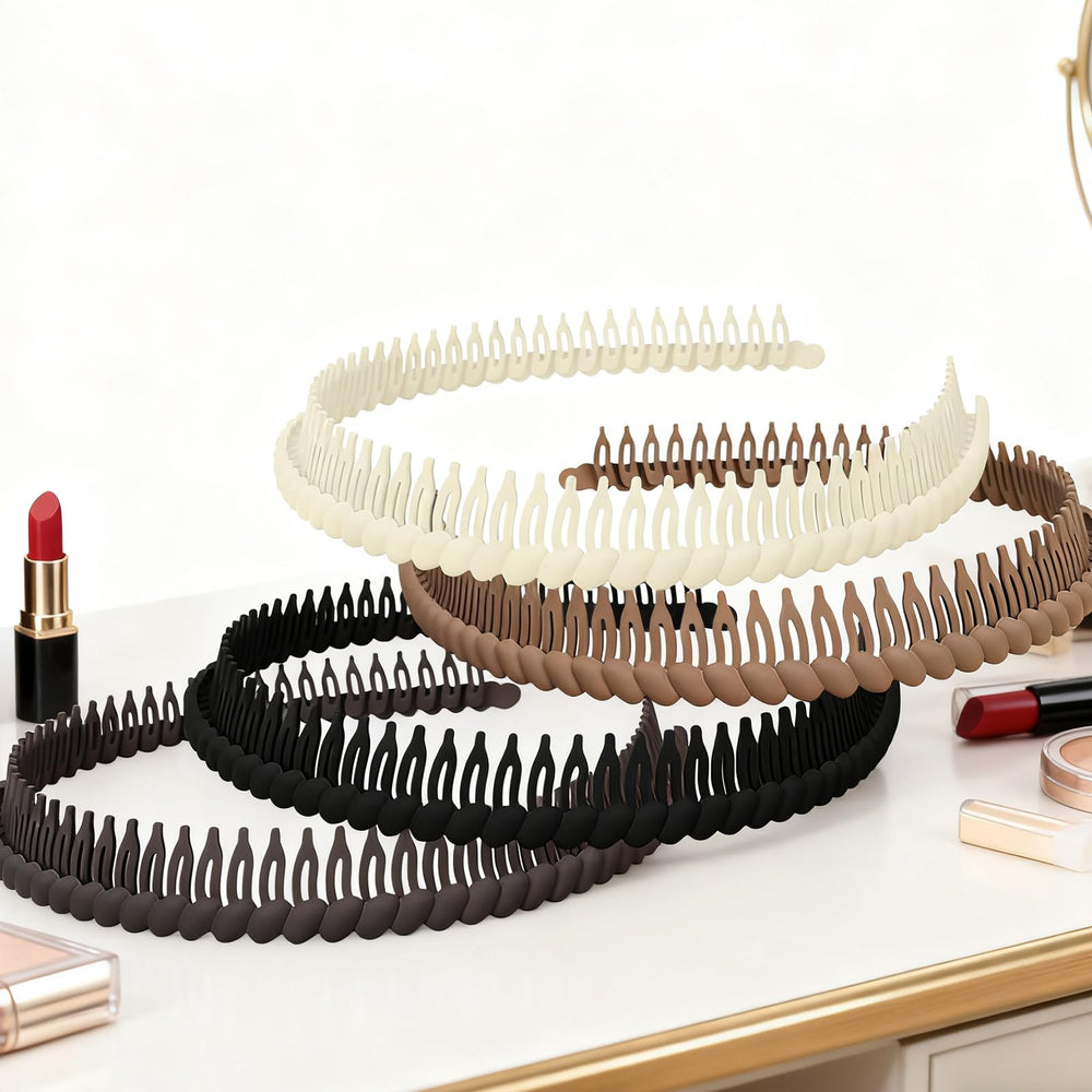 Detalle de accesorio HingTai para cabello durante viaje, compacto y ligero