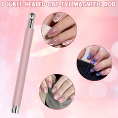 HINGTAI pluma imán doble precisión para detalles en uñas