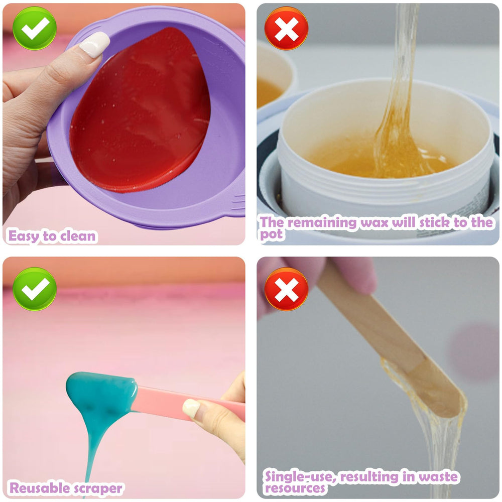 HINGTAI reusable wax liner simplifies cleaning and reduces waste.