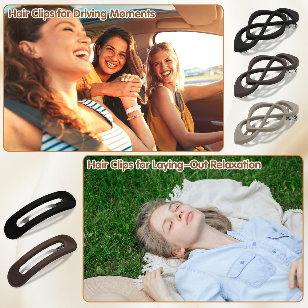 HINGTAI clips secure thick and thin hair without snagging.