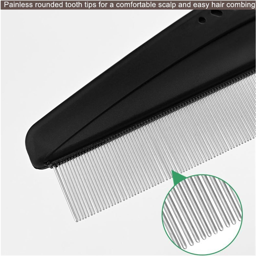 Hipifans fine-tooth comb suited for wet or dry hair grooming.