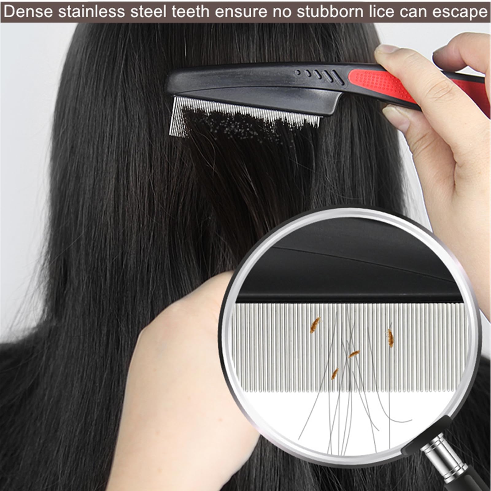 Hipifans wide-tooth comb demonstrating easy detangling and reduced snagging.