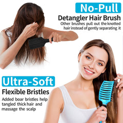 HIPPIH two-pack detangler ideal for kids and men.