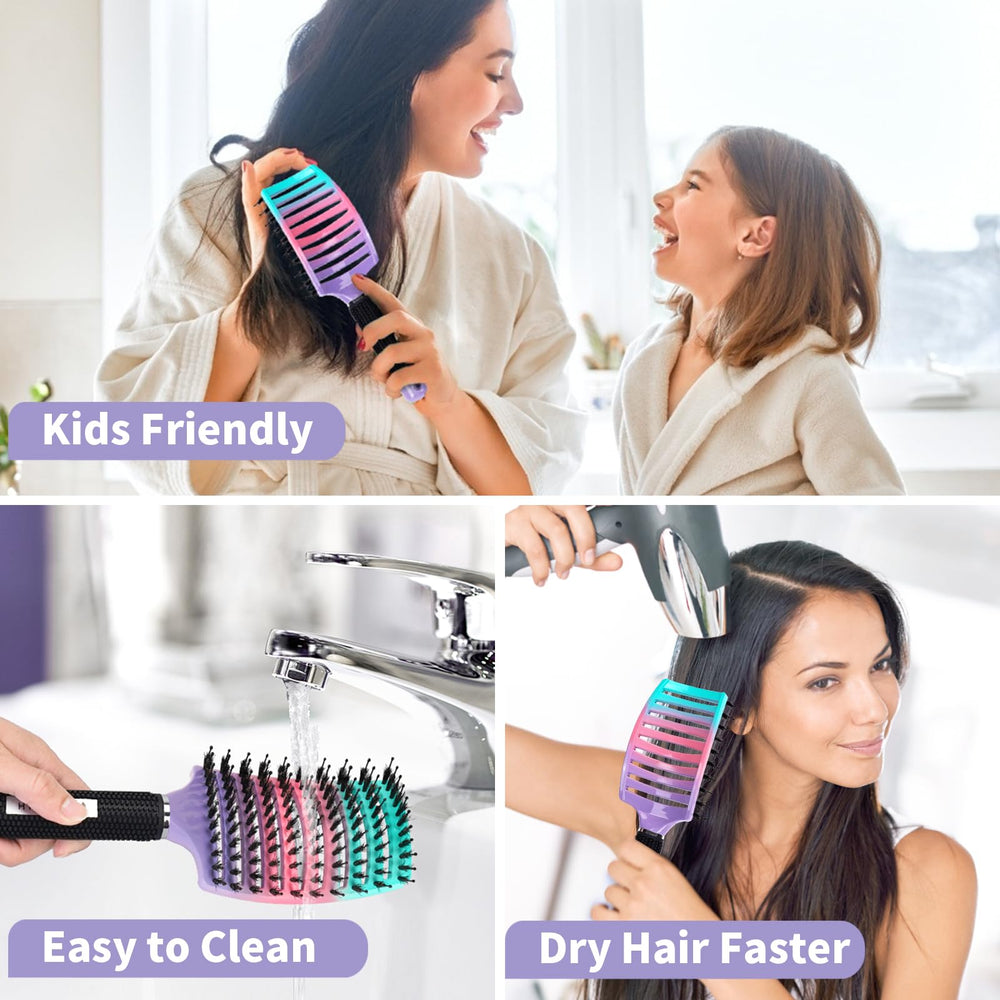 HIPPIH vented brush speeds drying with airflow