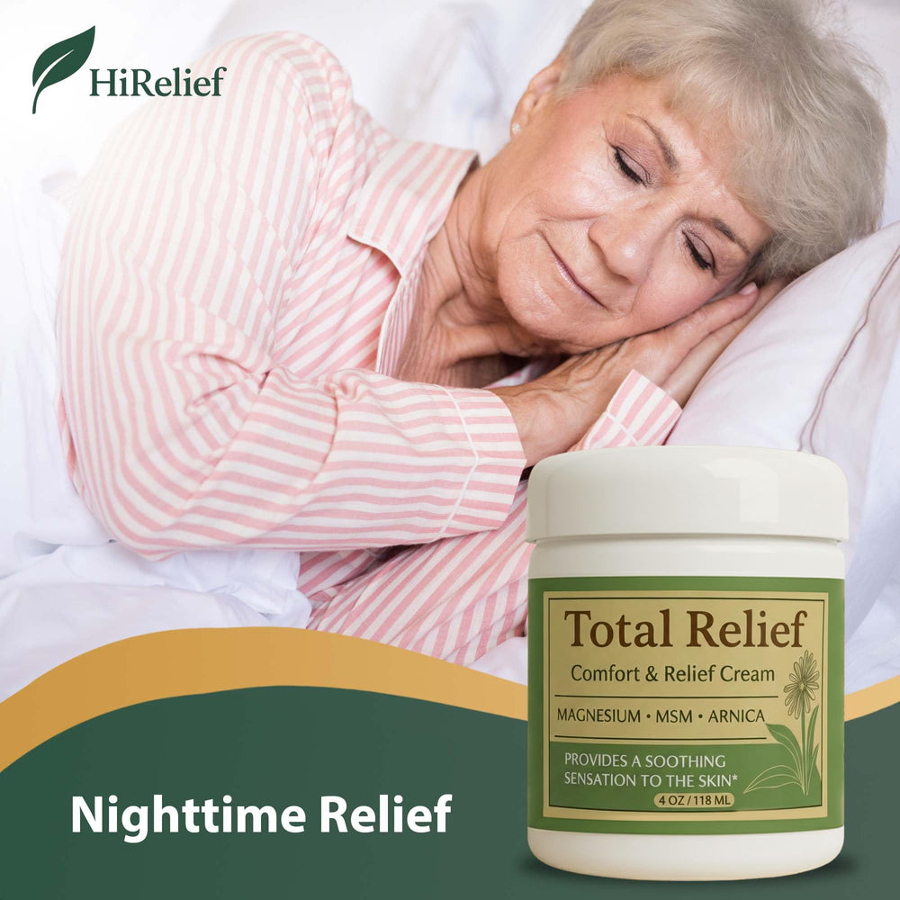 HiRelief Total Relief magnesium cream pack delivers consistent comfort during travel.