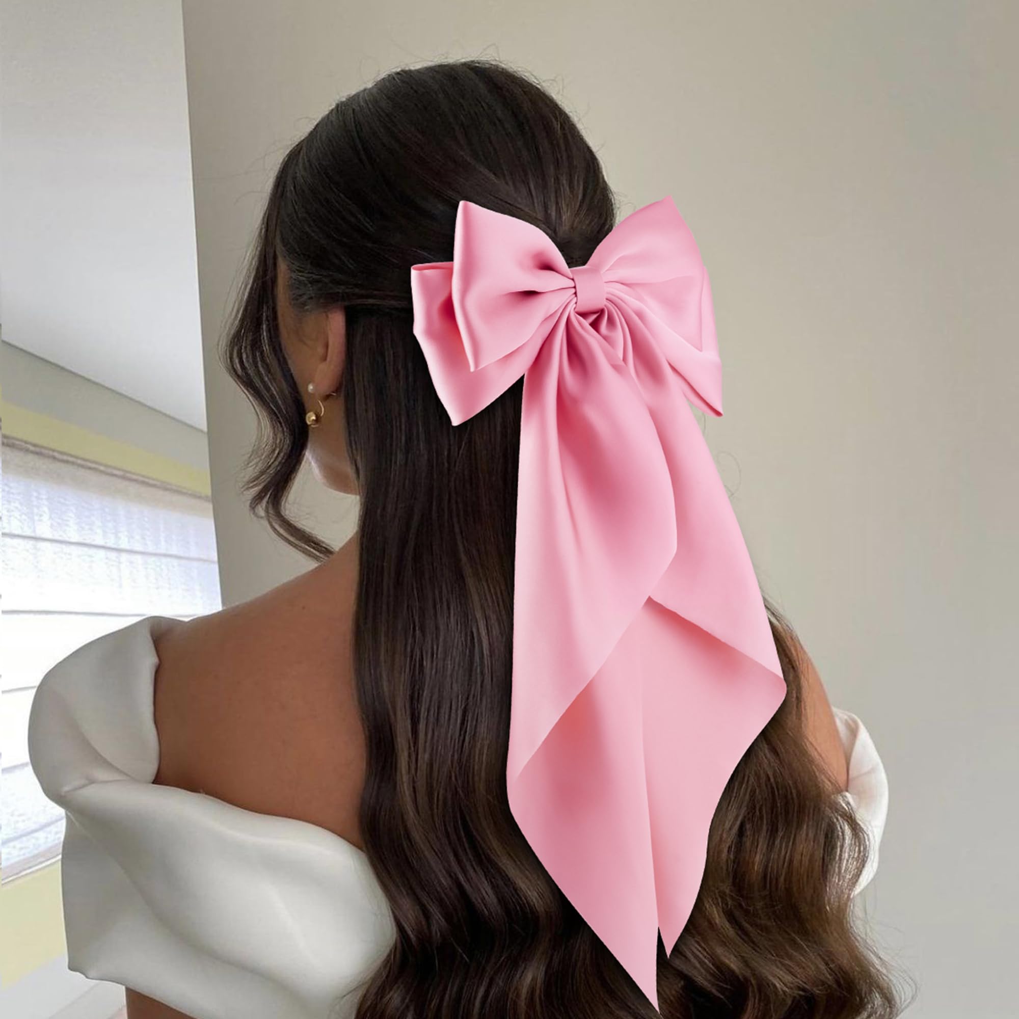 Hisial broches grandes rosa, diseño elegante para ocasiones especiales y estilos coquetos.