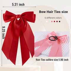 Hisial lazo de pelo rosa para peinados elegantes y seguros