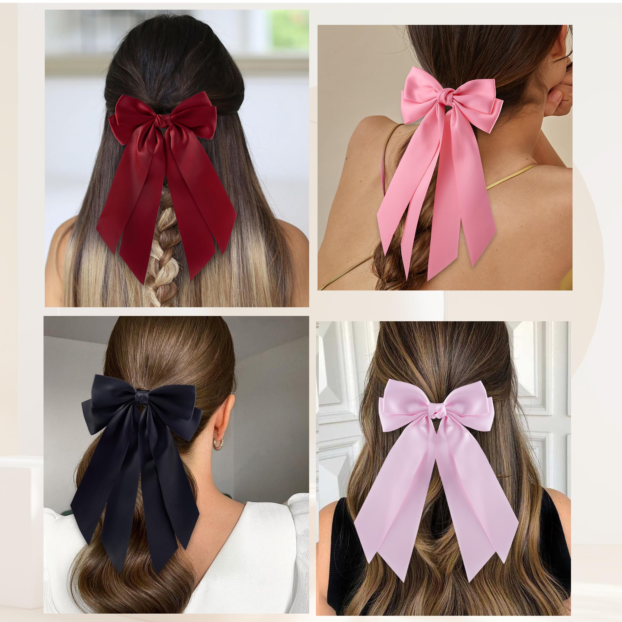 Hisial lazo satín rosa, perfecto para fiestas o bodas