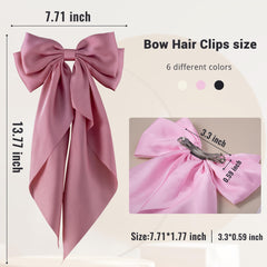 Hisial hair clip features a long tail design for secure hold.