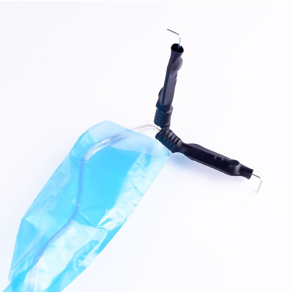 Hisight tattoo clip cord cover blue box-view with 200 sleeves
