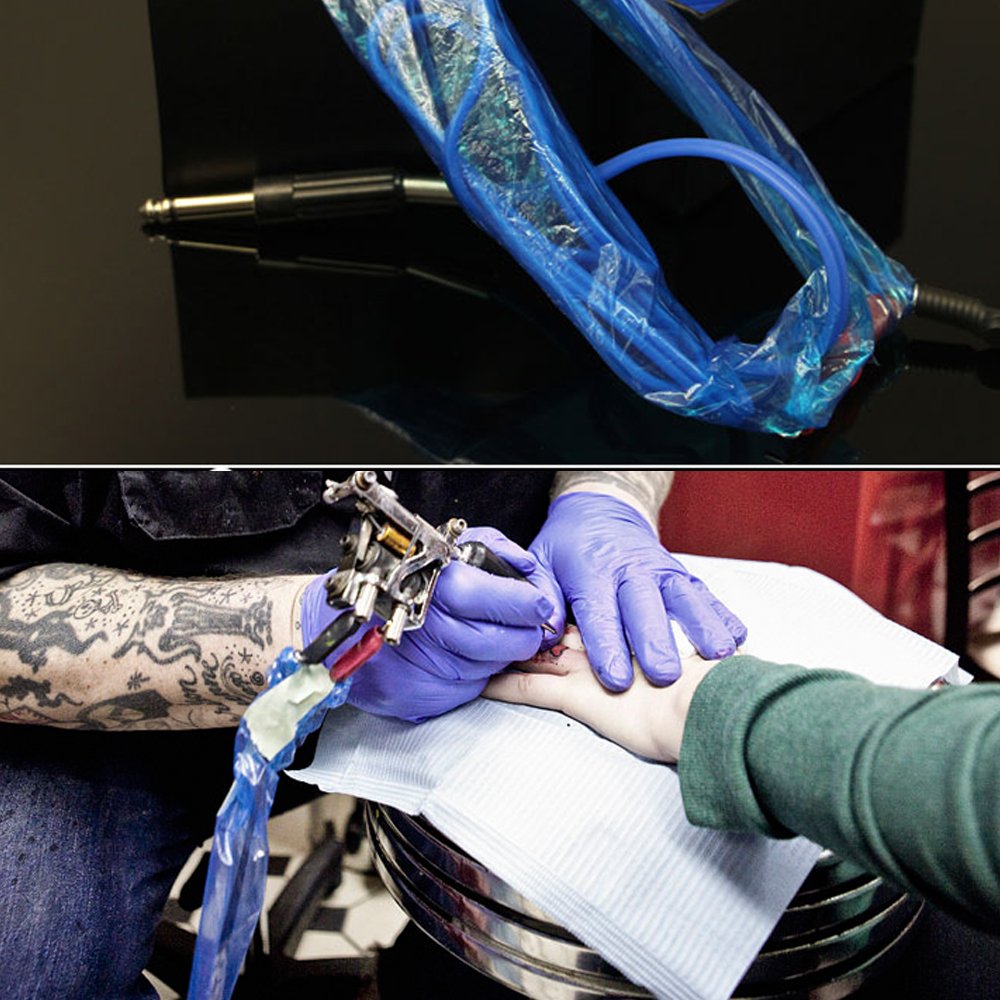 Hisight tattoo clip cord cover blue edge-detail highlighting sturdy plastic
