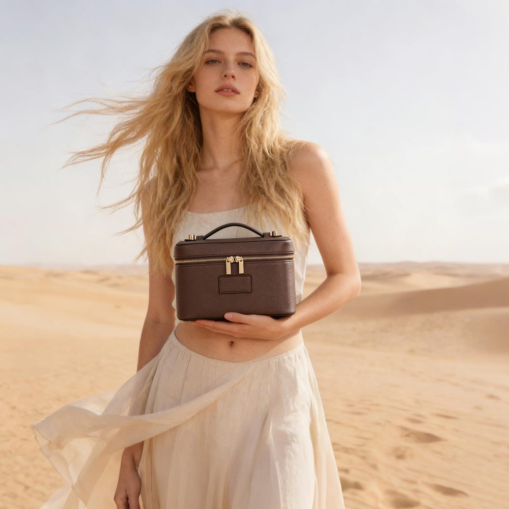 HiTotes multifunctional toiletry bag in use for travel and daily routines.