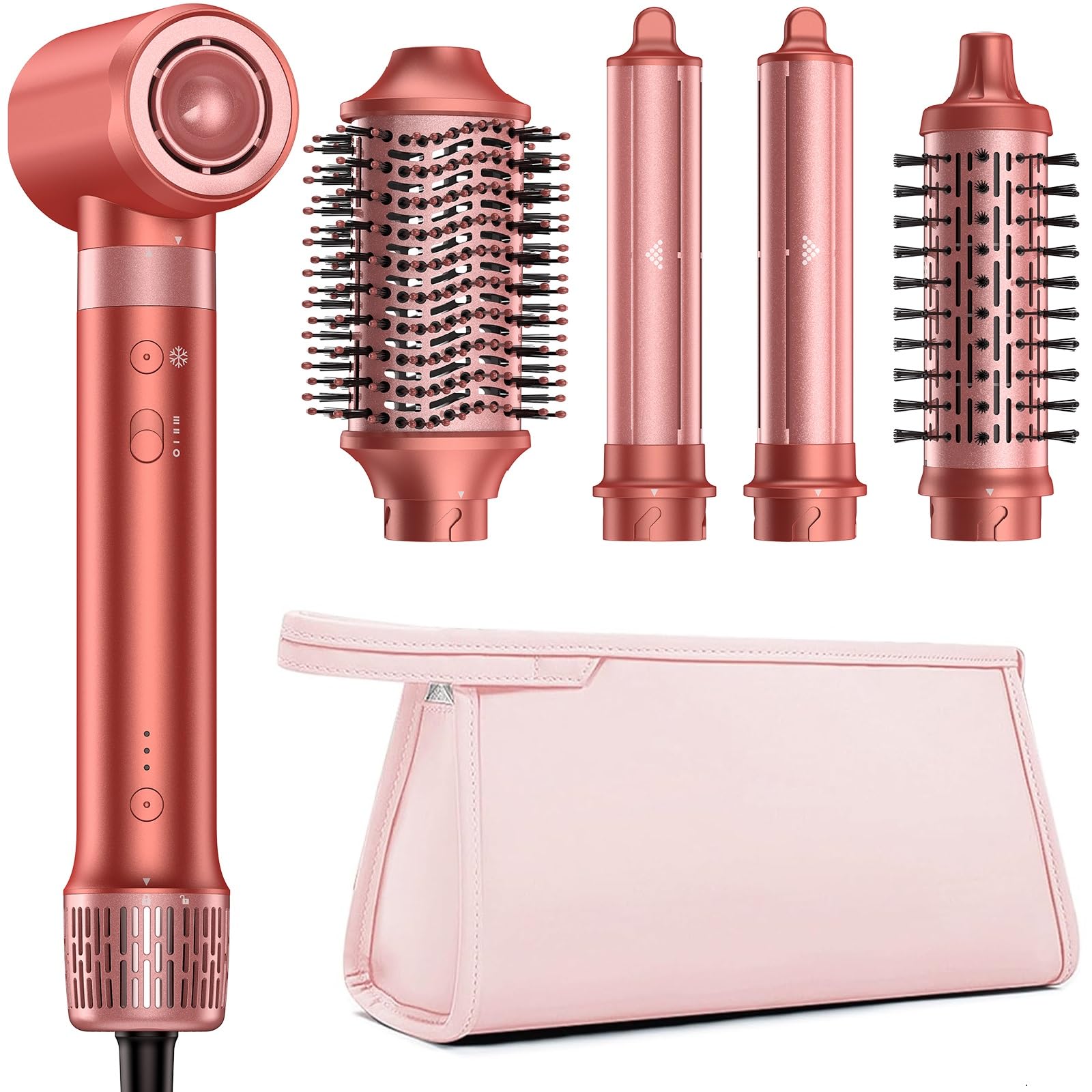 Hittiona 5-in-1 high-speed hair dryer brush for fast drying with reduced frizz.