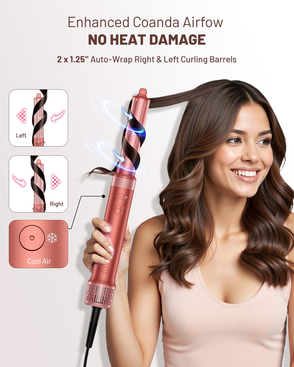 Hittiona fast-drying motor powers efficient airflow for quick results.