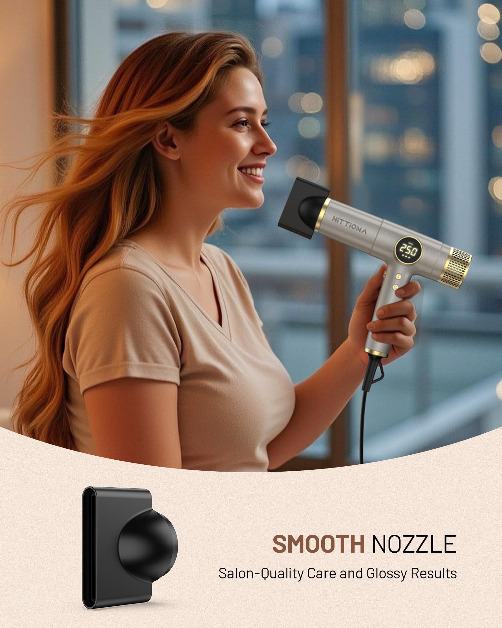 Hittiona low-noise design keeps mornings peaceful and conversations uninterrupted.