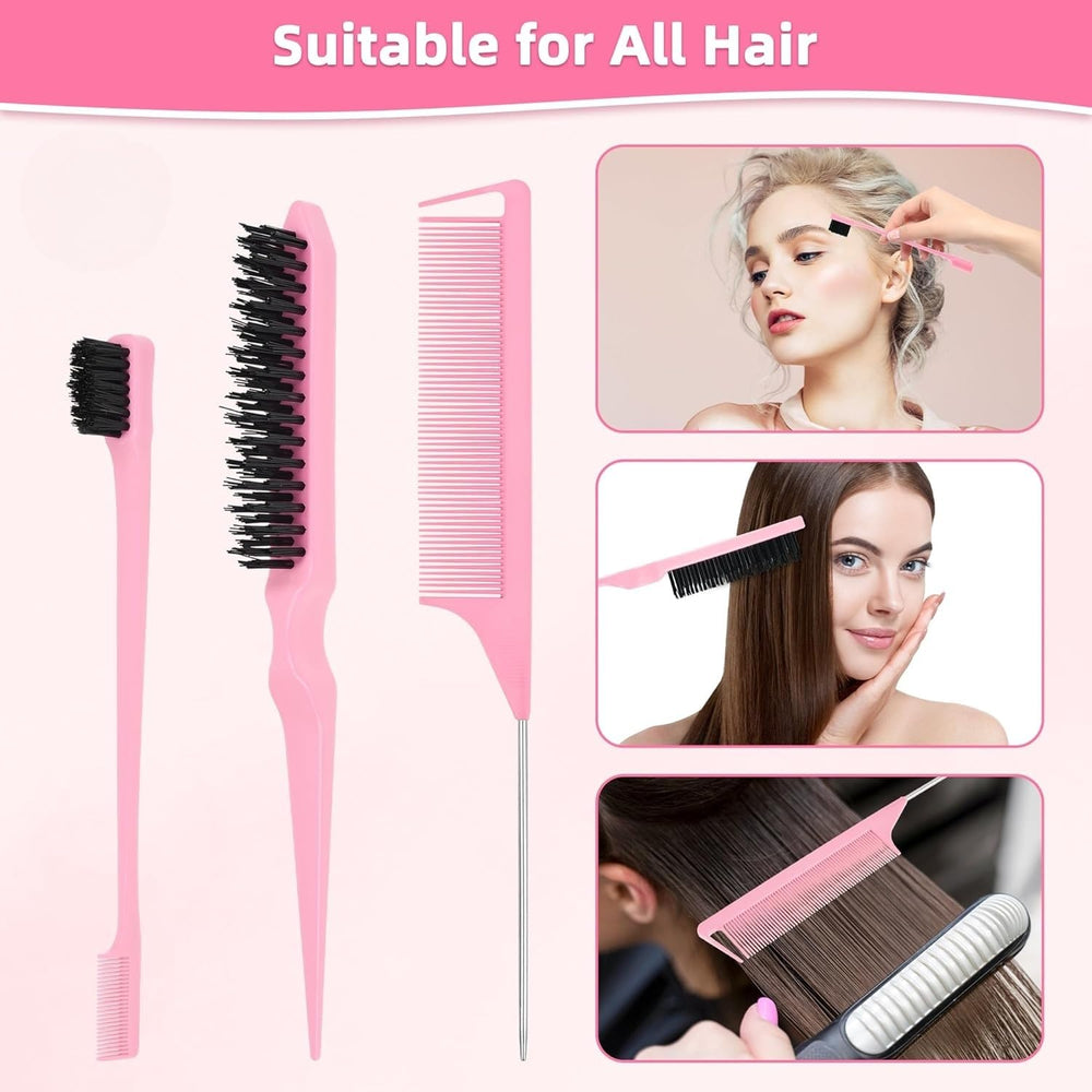 HIVEKLY hair brush set 200ml continuous spray bottle for even mist.