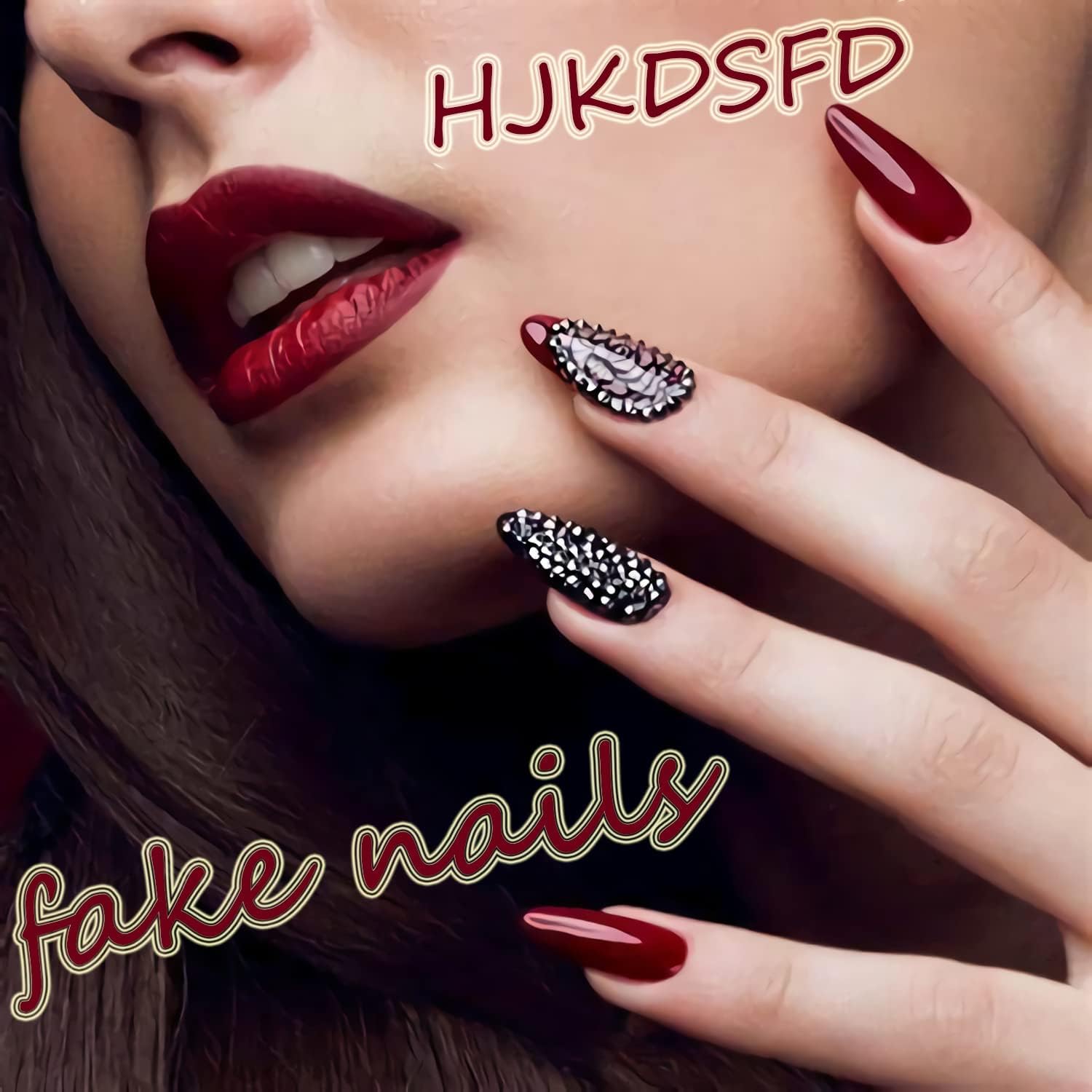Pack de accesorios HJKDSFD para personalizar y reutilizar uñas