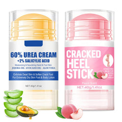 HJXUQIME crema de pies 60% urea hidrata profundamente los pies secos