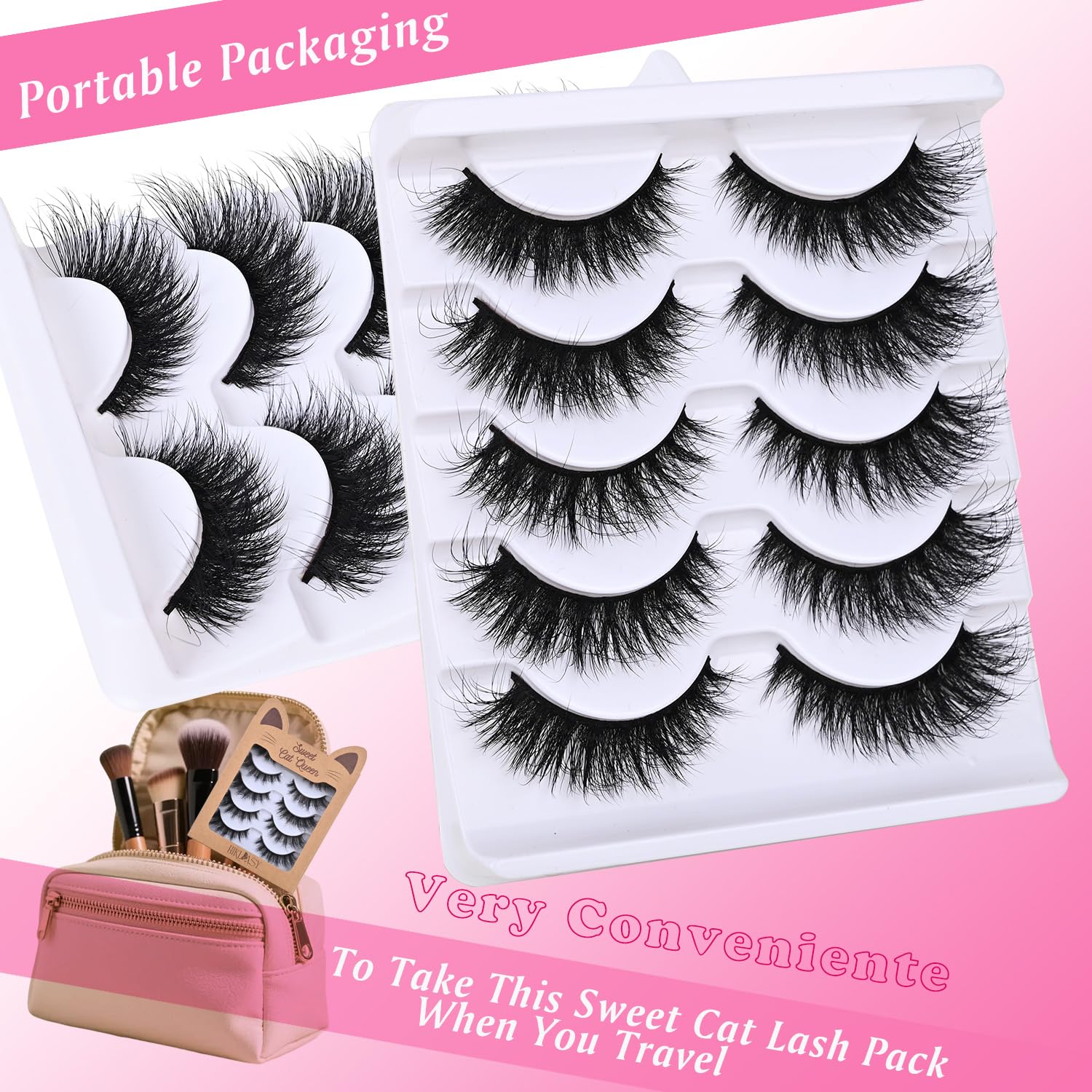 HK HIKLASY feather-light lash close-up conveys zero burden during wear.