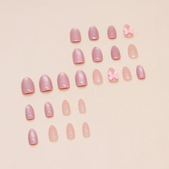 Almond shape with pink bow design for parties and weddings.