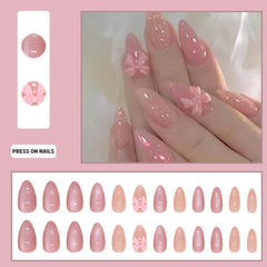 24-piece set provides flexible options for DIY nail art at home.