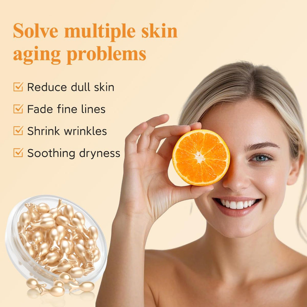HKH Vitamina C, cápsulas individuales, protege la vitamina C durante uso y viaje.