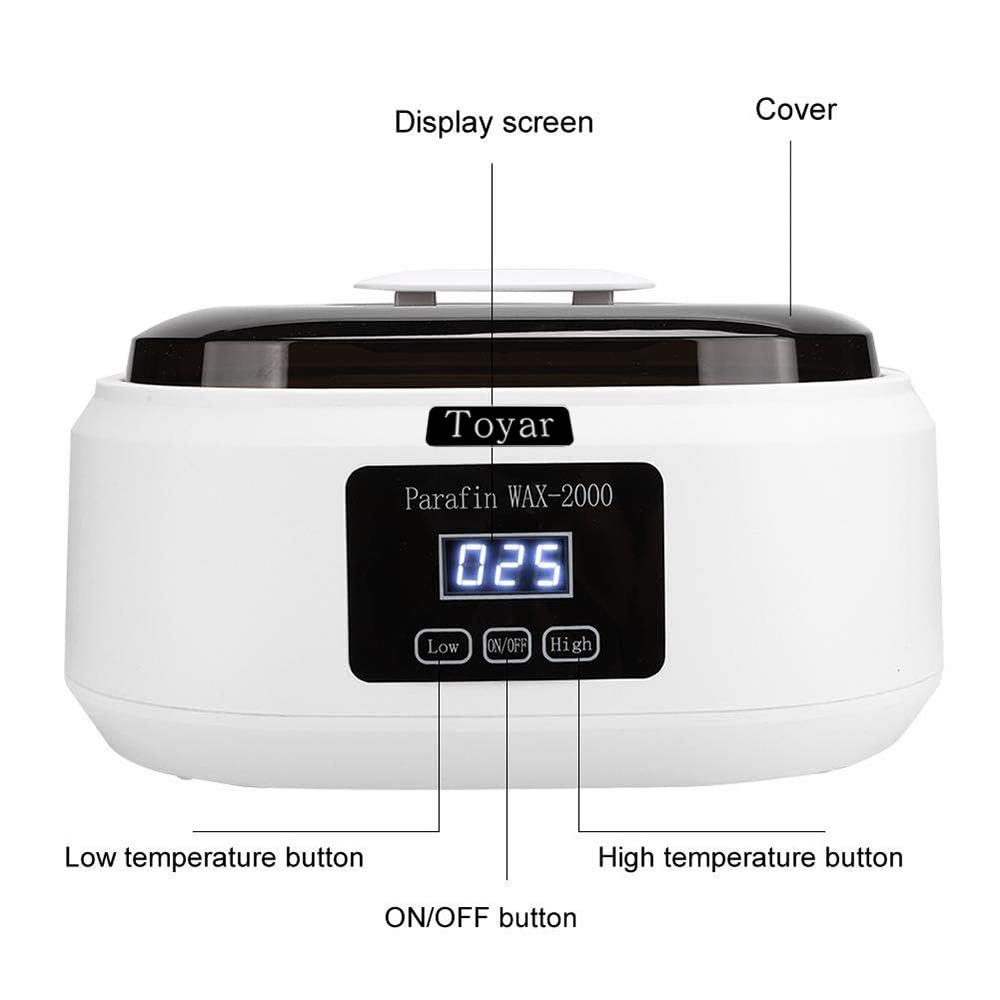 HLead paraffin wax machine touchscreen control for precise heat