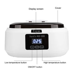HLead paraffin wax machine touchscreen control for precise heat