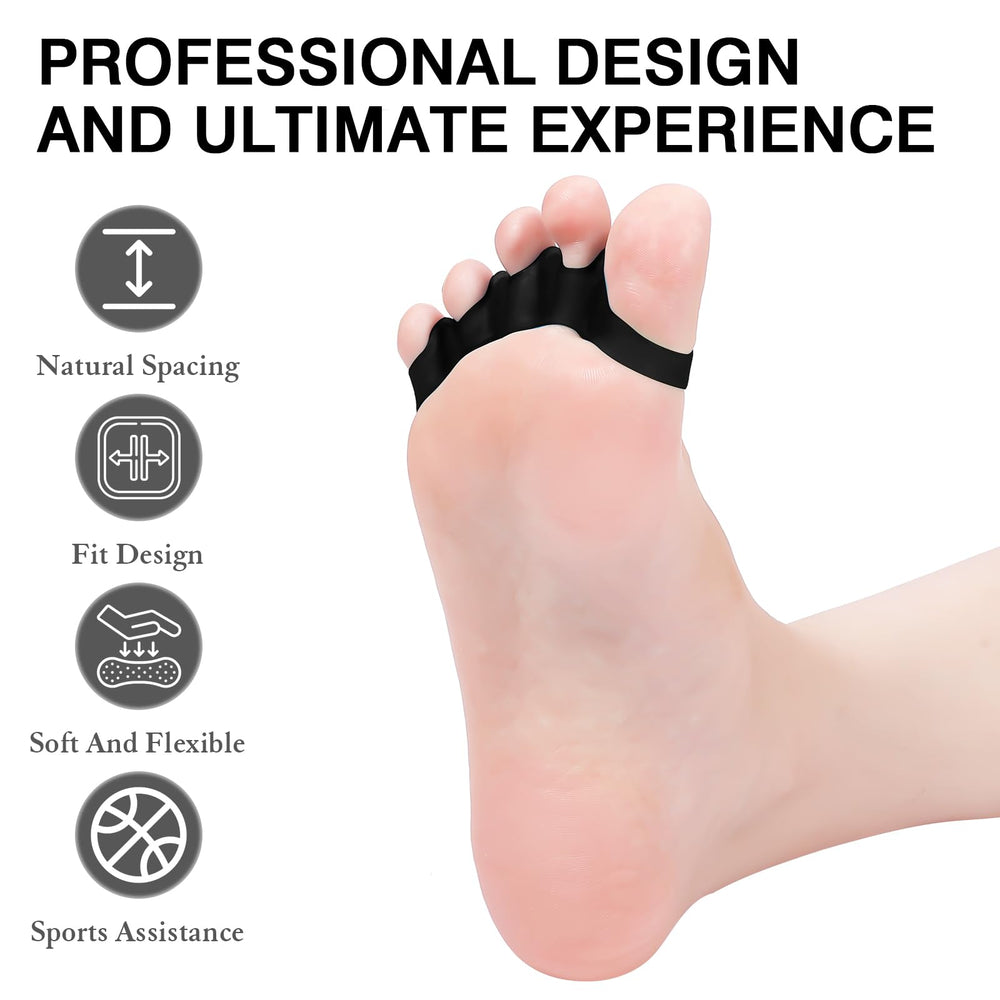 HLOES toe spacers maintain toe spacing to support long-term comfort.