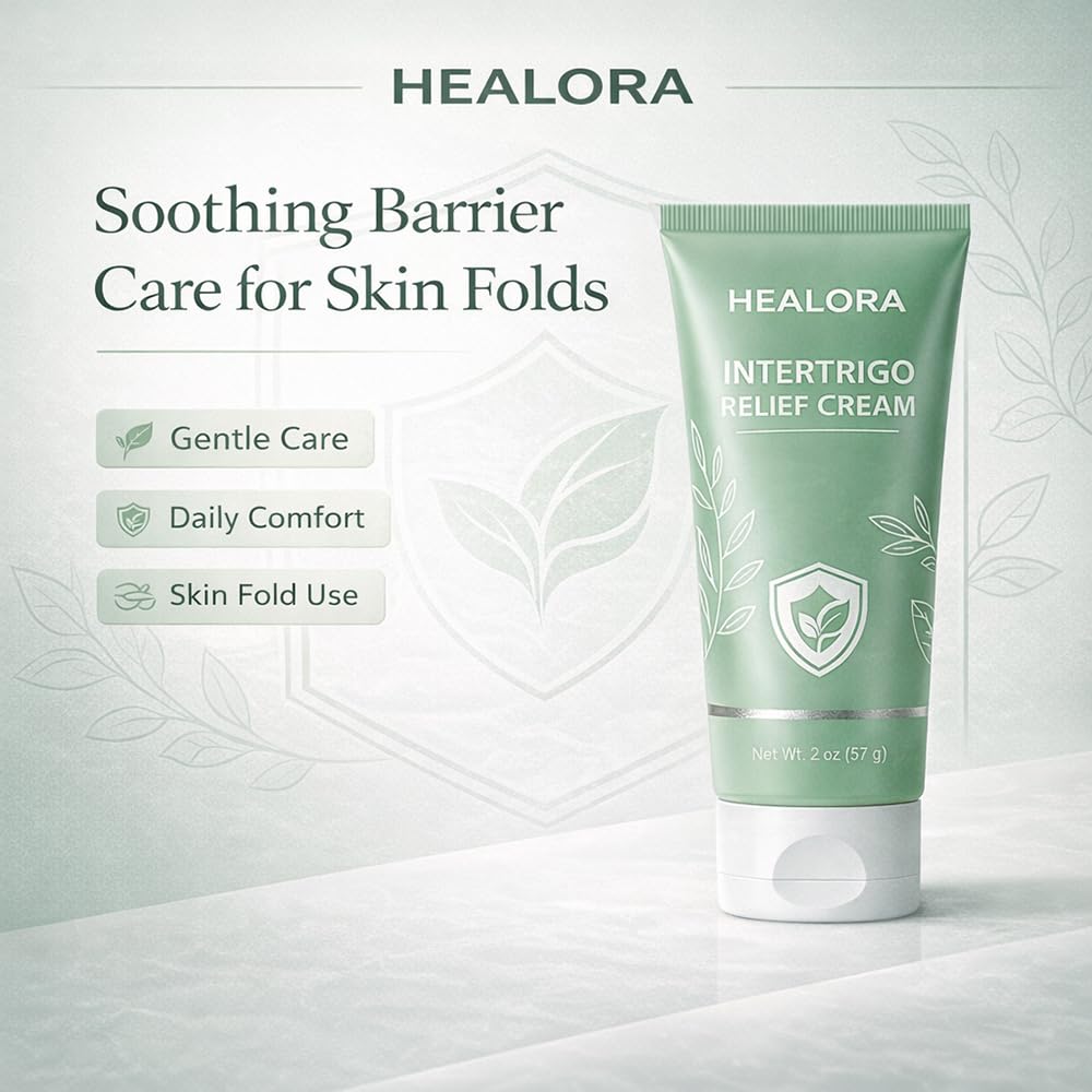 Hlonns Healora texture shows smooth, quick-absorbing cream for friction-prone areas.
