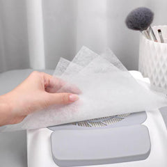 HLQHXWHZT nail dust filter paper 19x24cm fits most collectors for quick replacement