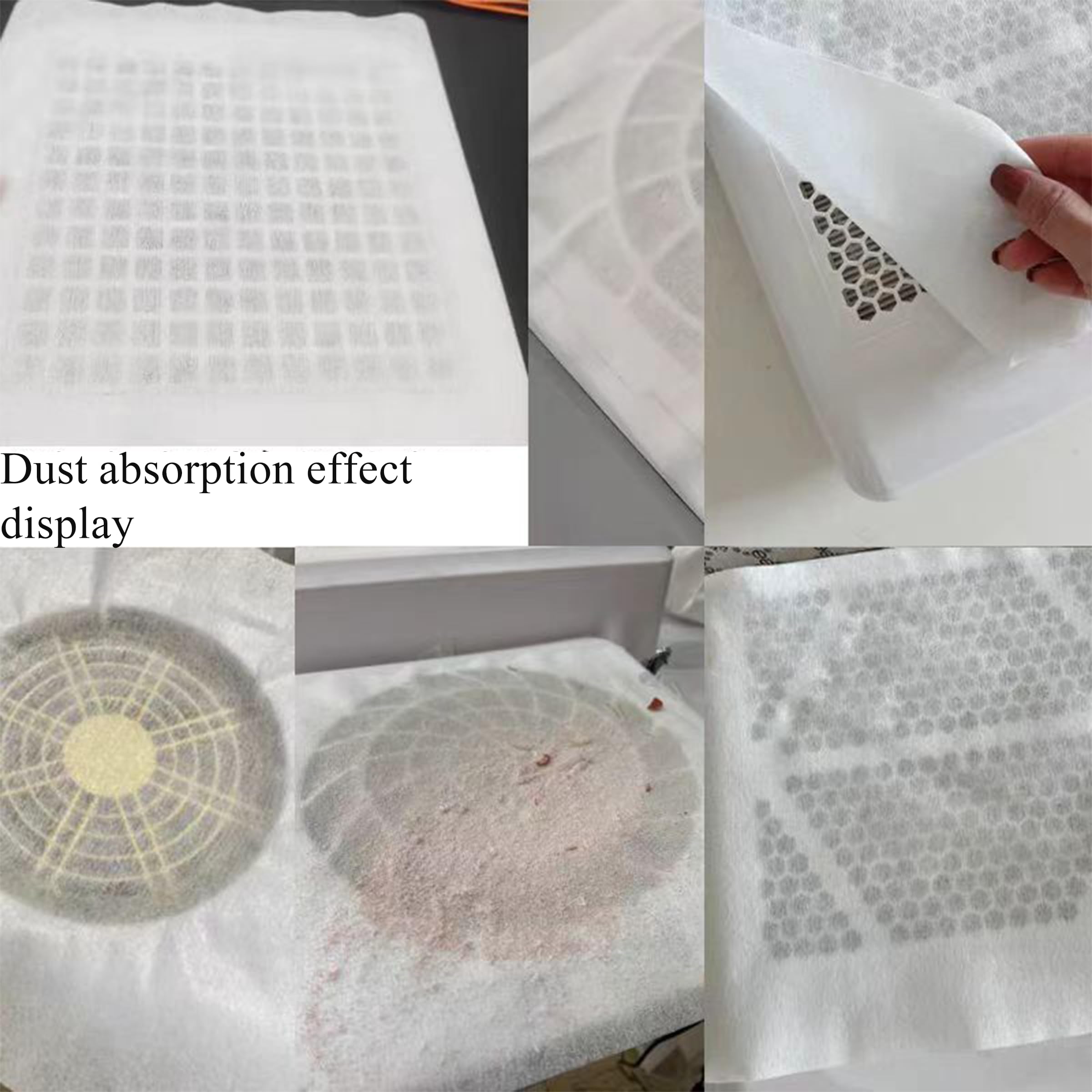 HLQHXWHZT paper offers clear dust capture while filing and polishing