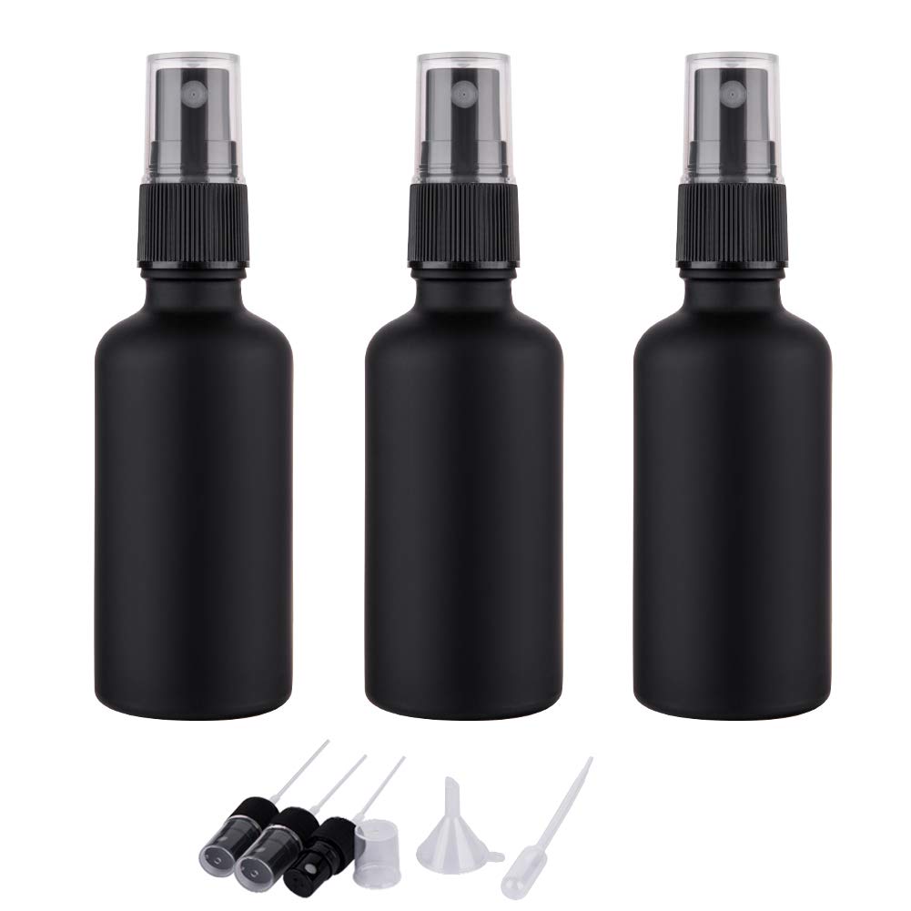 hmaimas 2oz small glass spray bottle set for essential oil DIY use