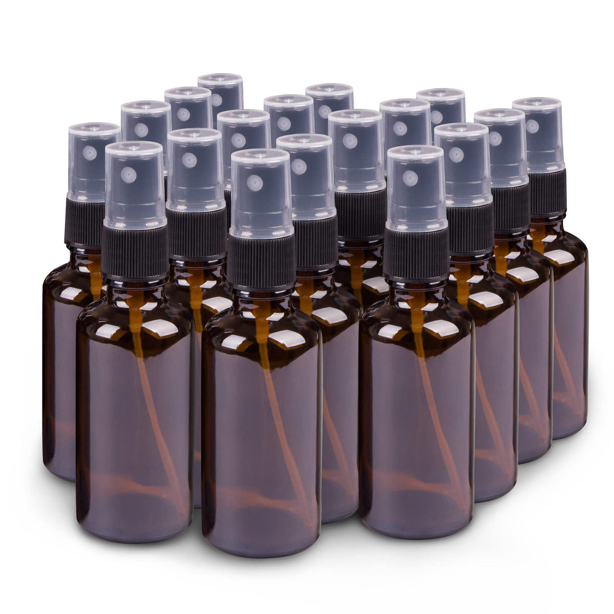 hmaimas small amber glass spray bottle 2oz with secure cap for essential oils and aromatherapy on the go