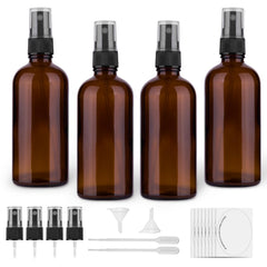 hmaimas amber glass spray bottle with 4 oz capacity for essential oil blends