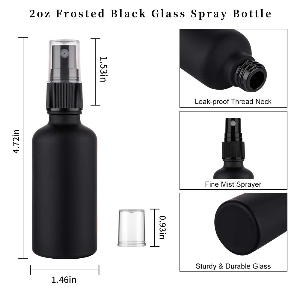 hmaimas 3-pack glass bottles for home fragrance and personal care