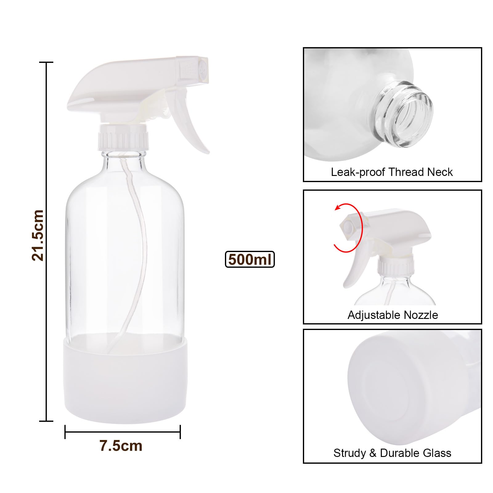 hmaimas minimalist glass bottle design complements kitchens, bathrooms, and gardens.