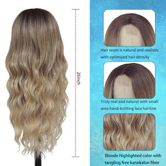HMHIFI protein-fiber wig with soft texture reduces knots