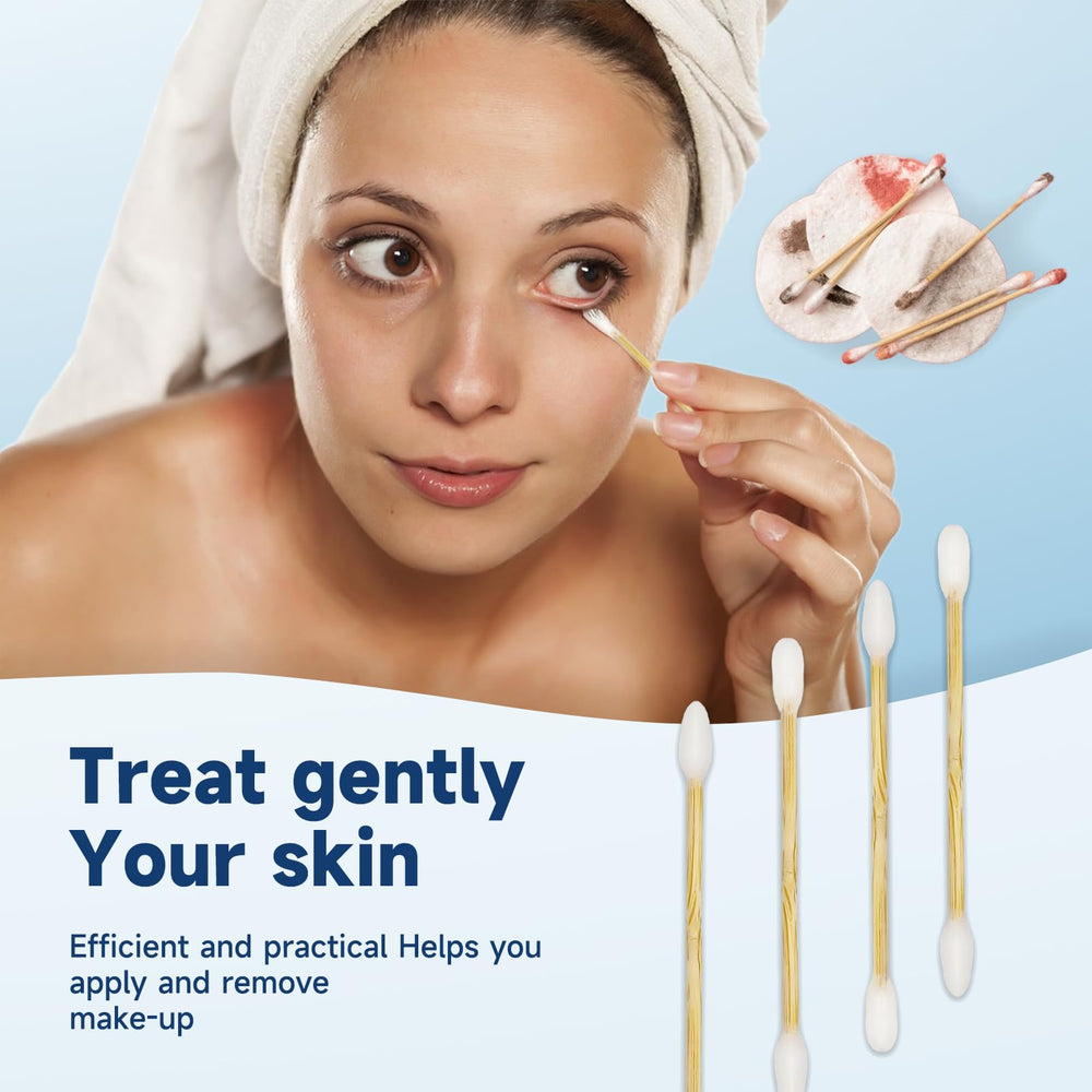 HMTM swabs ideal for makeup removal and small grooming tasks.