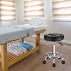HMTOT adjustable-height swivel stool suitable for varying counter heights.