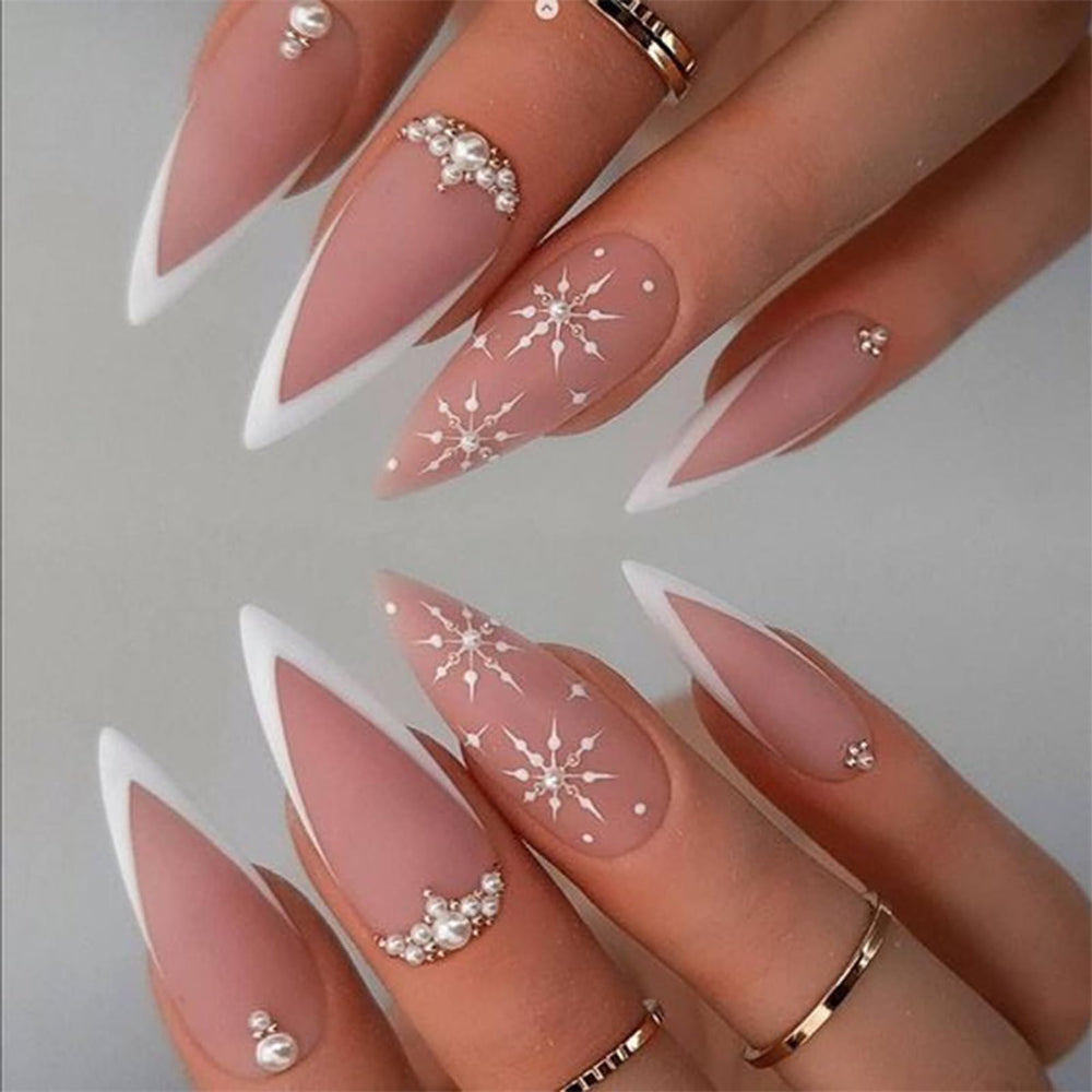 HNUIX Nail Art Charms: cristales planos redondos para decoraciones brillantes