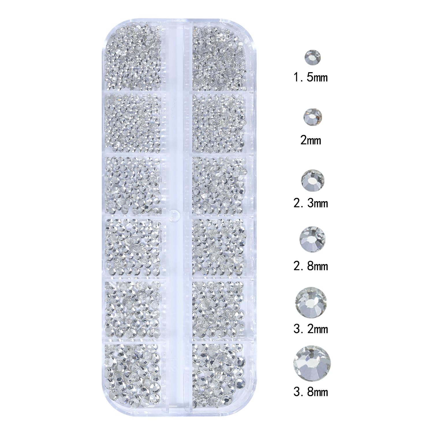 HNUIX piedras cristal uñas forma corazón, detalles románticos para decoraciones elegantes.