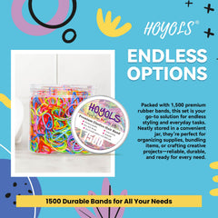 HOYOLS colorful hair ties offer variety to match outfits and moods