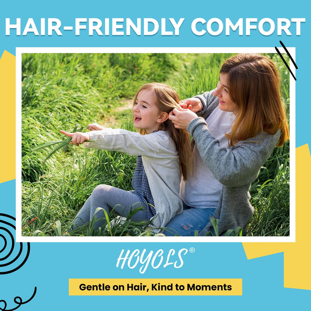 HOYOLS daily-use hair ties withstand active play and school routines