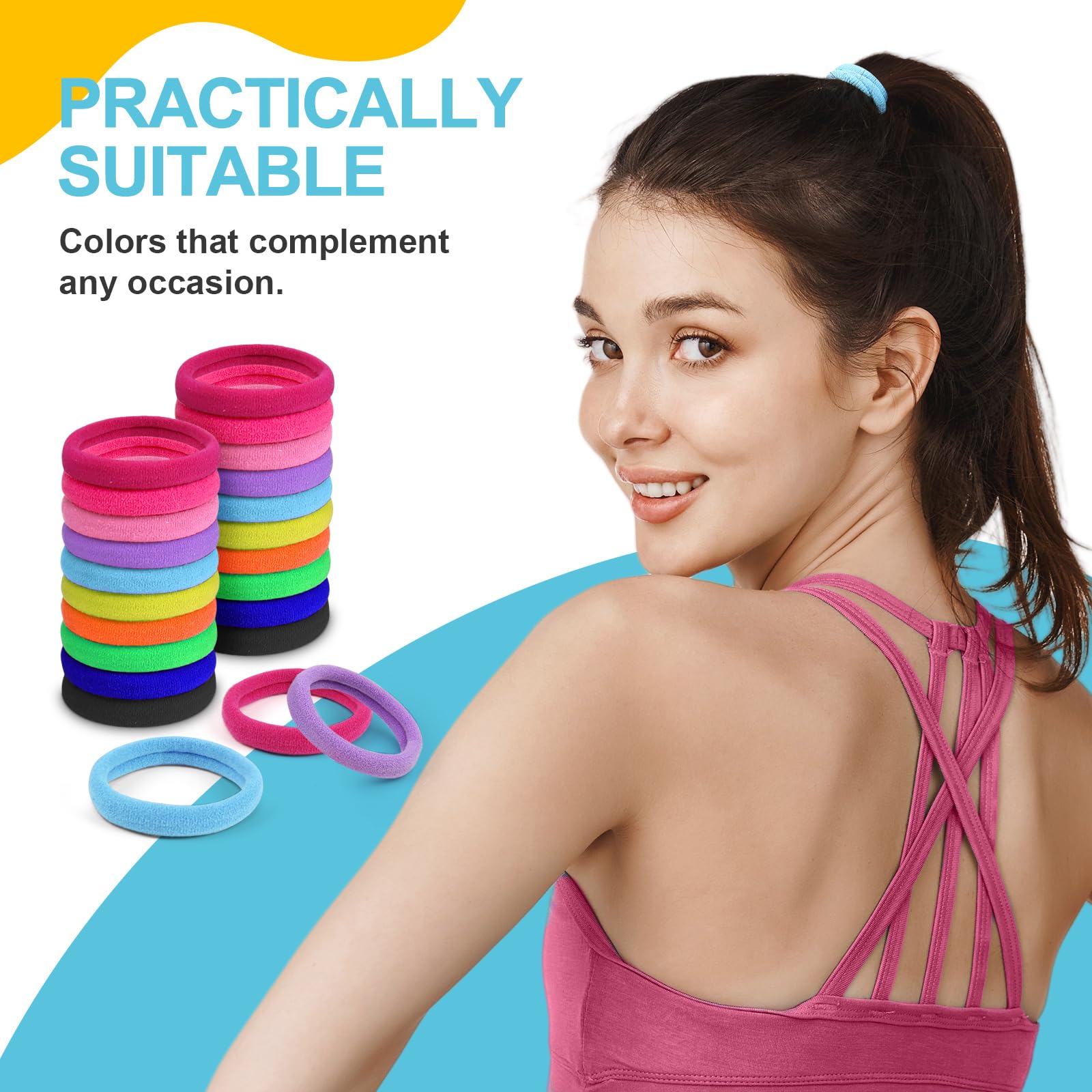 HOYOLS hair band ideal for braids and ponytails in daily styling.