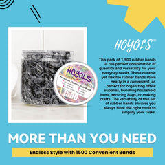 HOYOLS soft ponytail holders comfortable to wear throughout the day