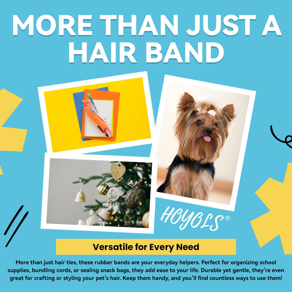 HOYOLS organized storage helps keep hair accessories tidy.