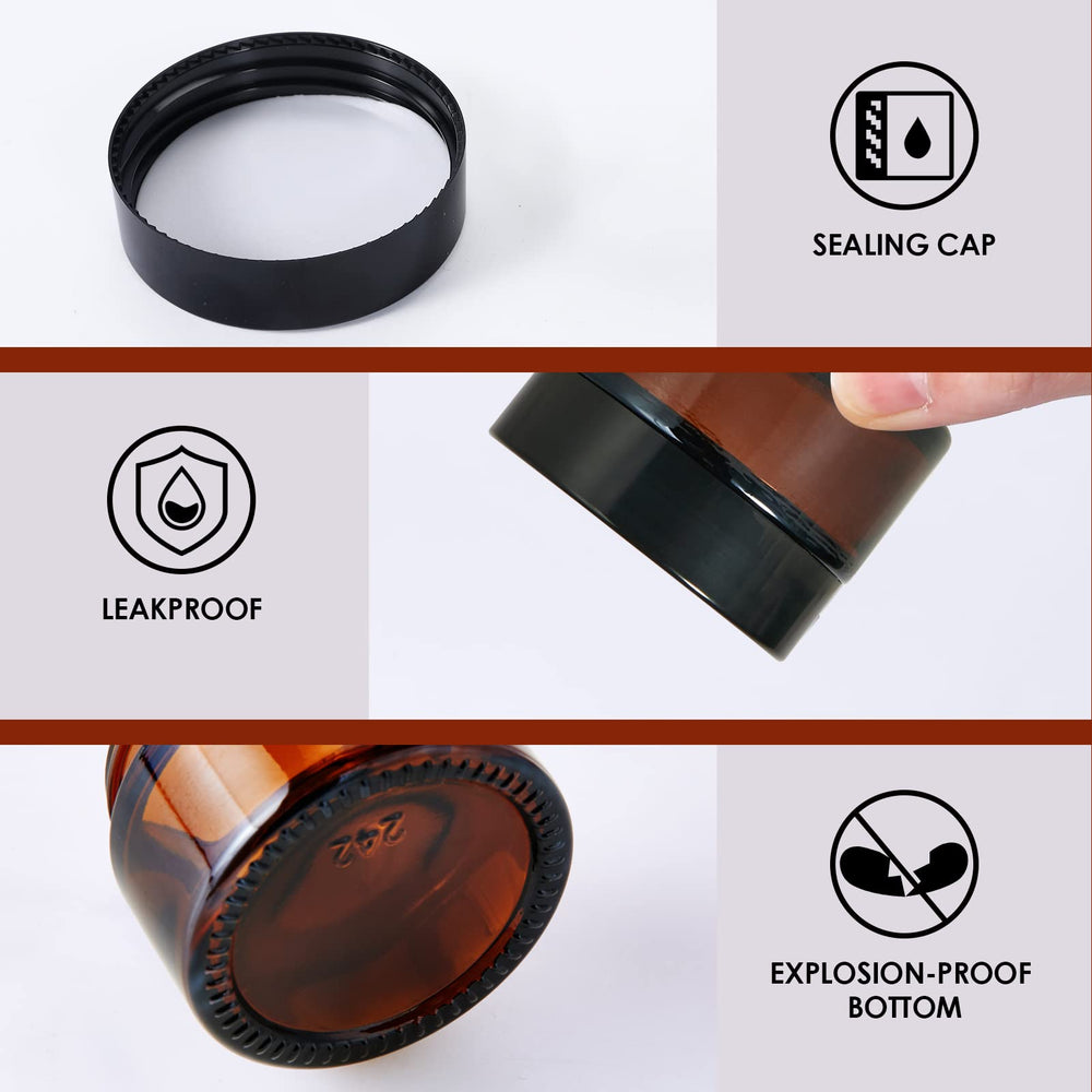 Hoa Kinh amber glass protects contents from light for improved stability