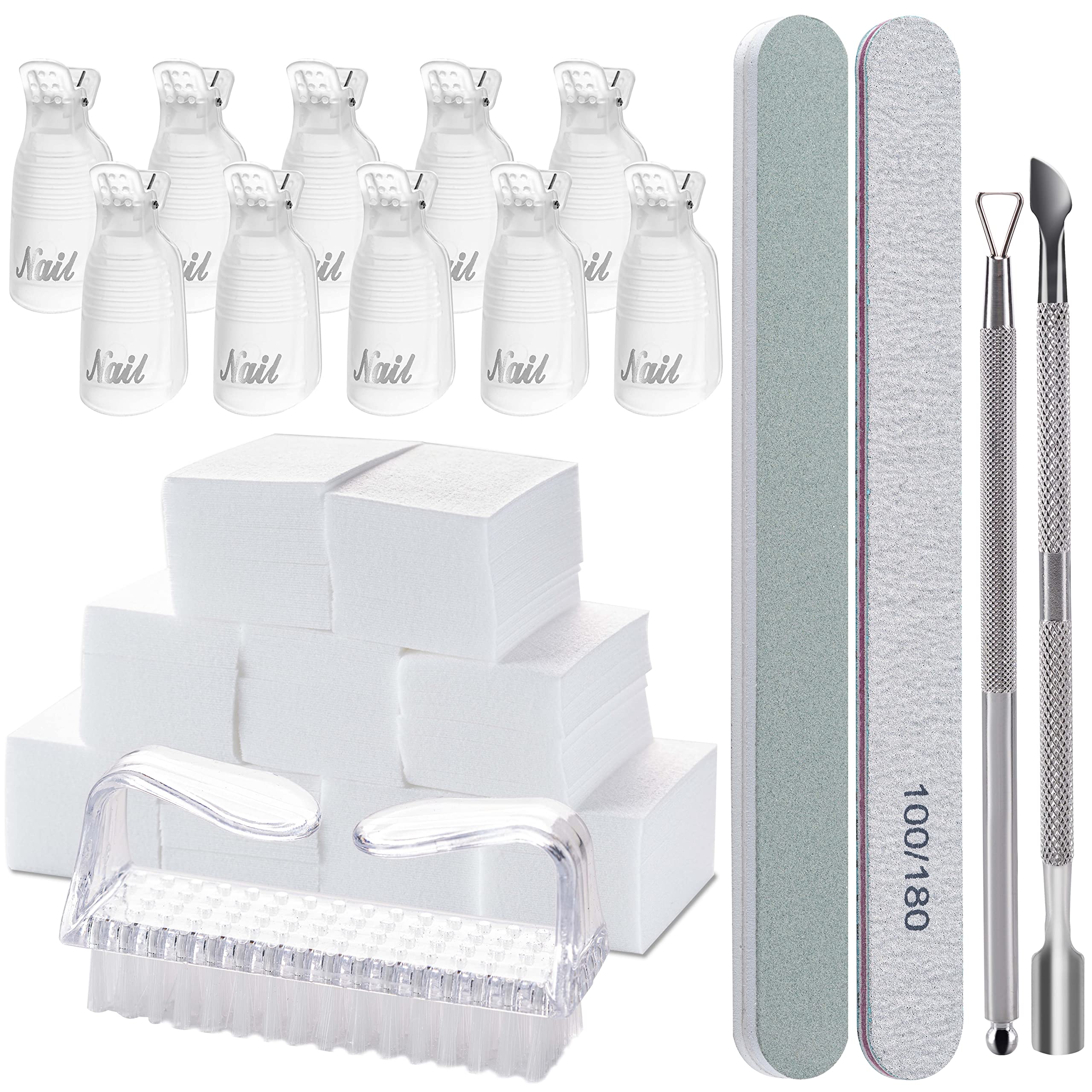 Hoewina kit remover gel clips: cierre antideslizante para una aplicación estable
